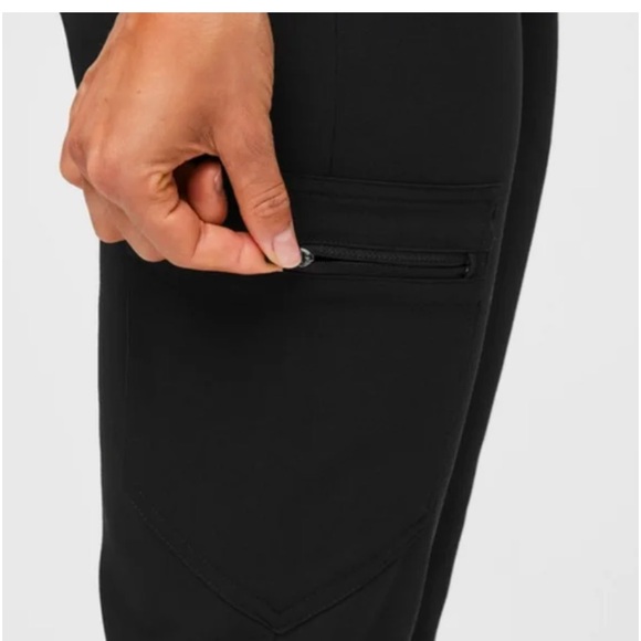 FIGS Zamora Jogger Scrub Pants Black Ladies XL - Picture 4 of 9